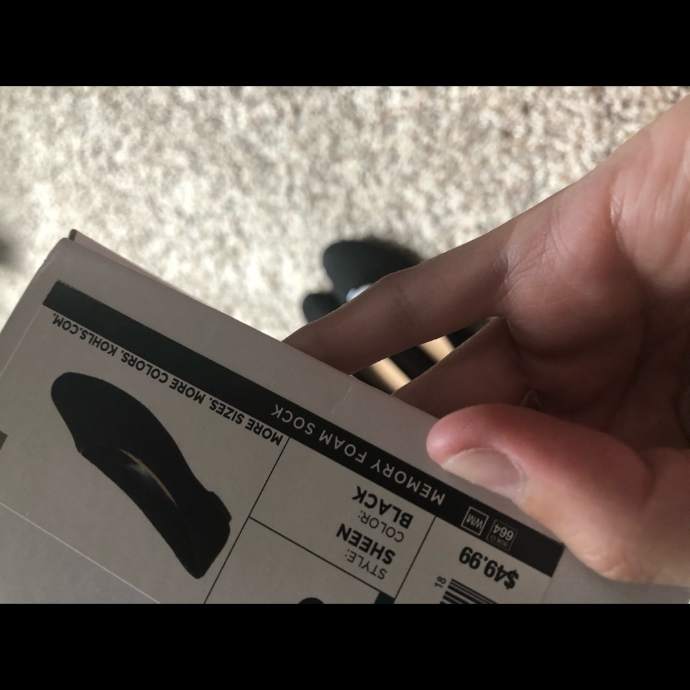 NWT in box lauren Conrad black flats - Picture 7 of 9